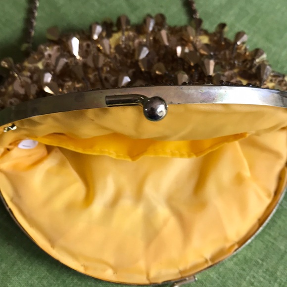 Vintage gold sequin ladies designer purse - Picture 5 of 7